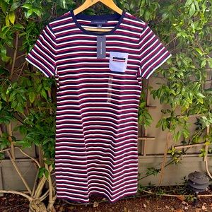 Tommy Hilfilger striped dress, size M, 100% cotton